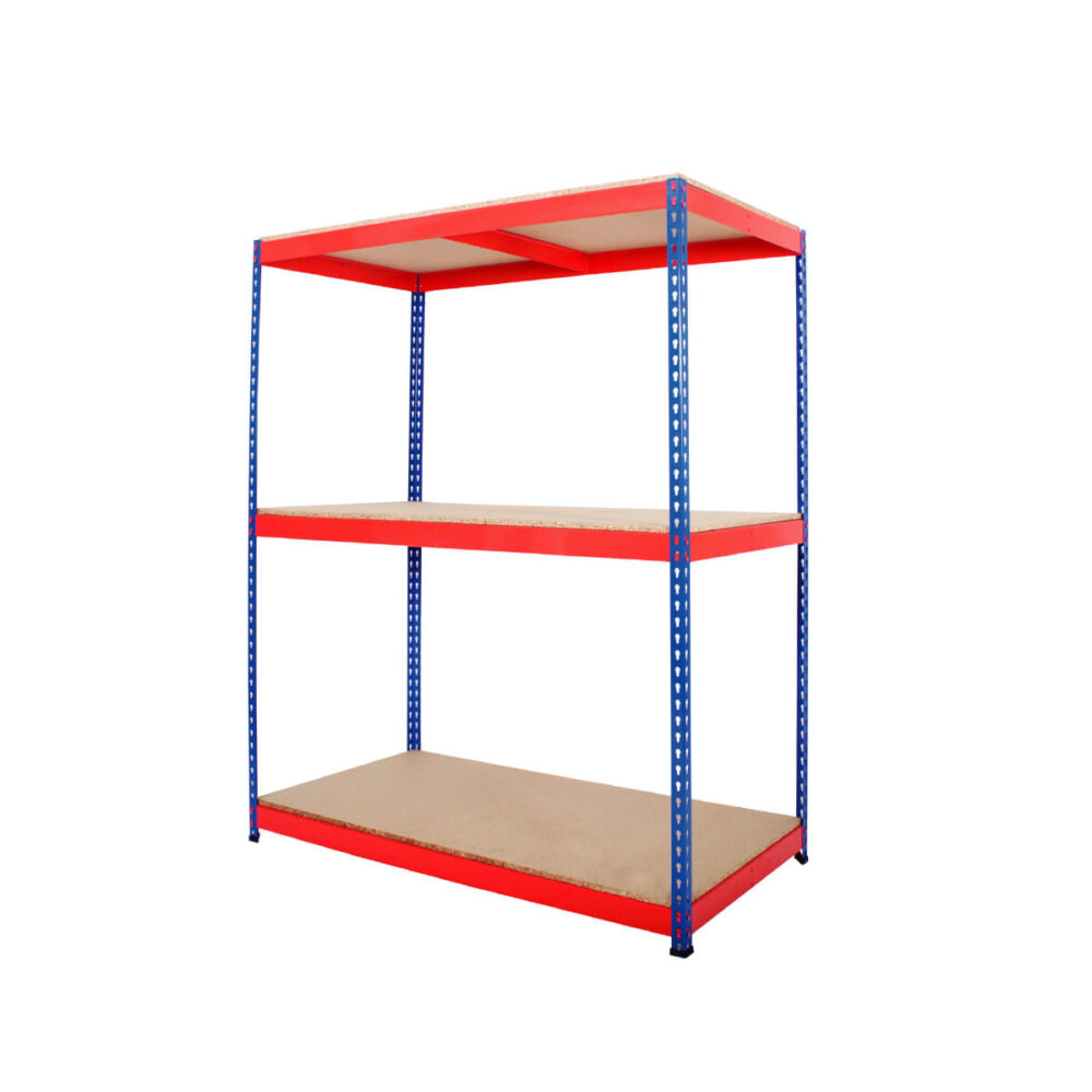 Rivet Racking 3 Levels | Workflo • Industrial Shelving • Heavy Duty